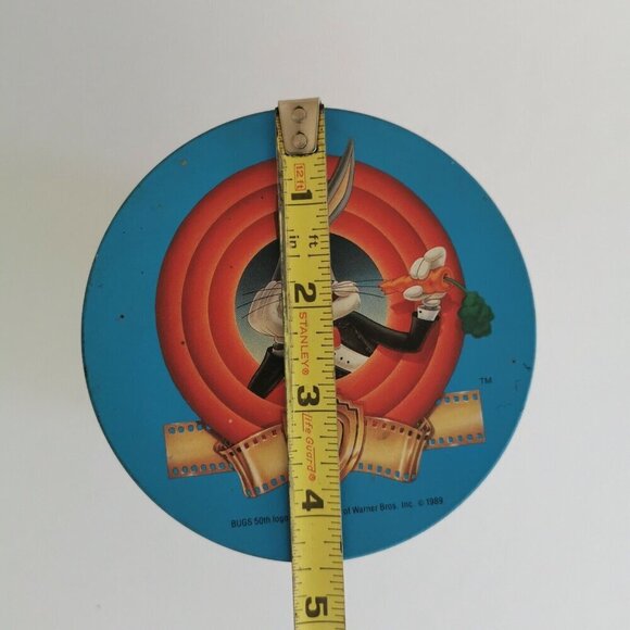 Vintage Bugs Bunny Tin, Warner Brothers "Happy Birthday Bugs" Brach's Candy - Picture 9 of 9